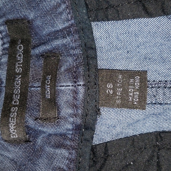 Express Editor Stretch Pant 2 Short shrunk to 0 - Picture 3 of 7